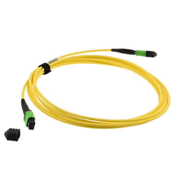 Close-up of MPO connectors
