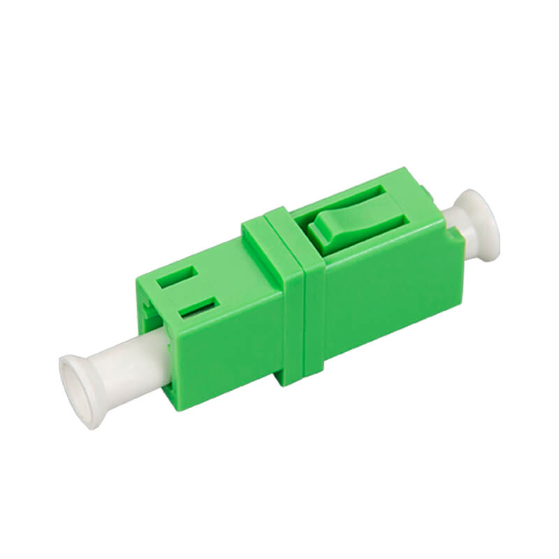 LC APC SX green fiber optic adapters