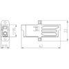 e2000 apc adapter size