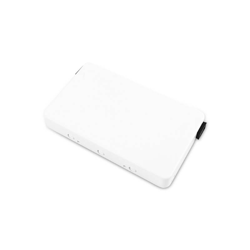2 port type c fiber outlet box-front view