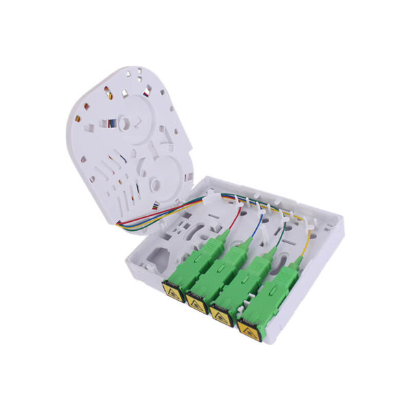 4 port type A fiber outlet box-Adapter view
