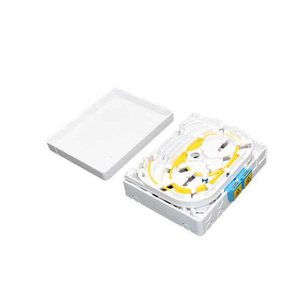 4 prot type b fiber outlet box- open steel