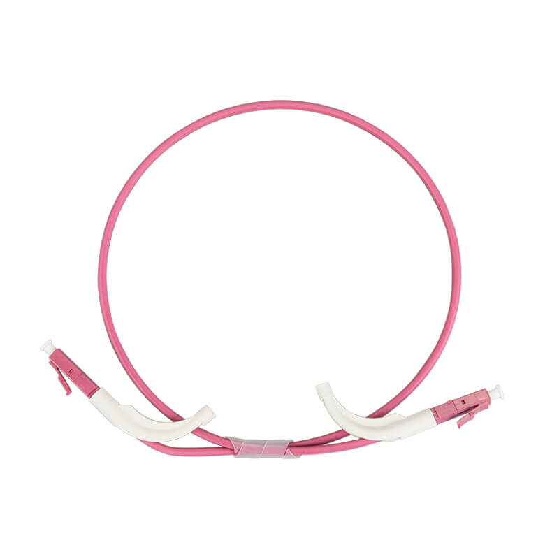 90° Bend Boot mmf Patch cable front view