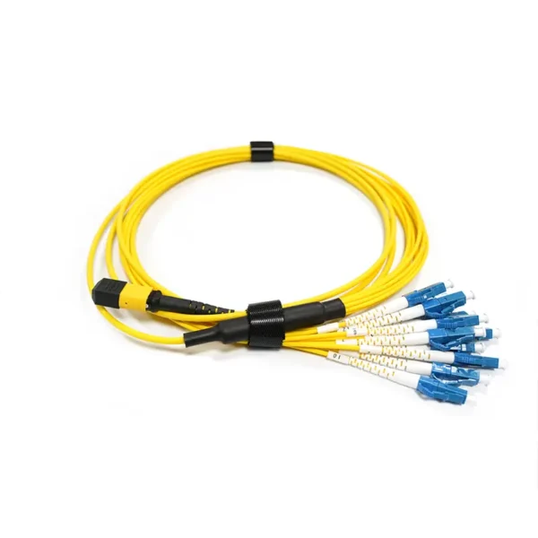 MPO to 12 LC simplex breakout patch cable-2