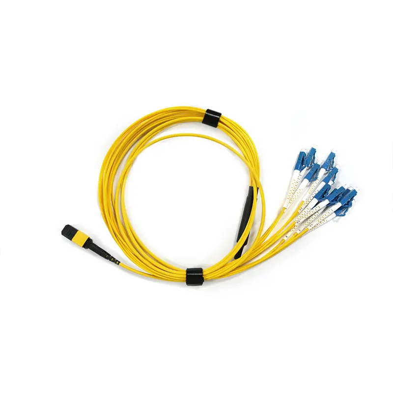 MPO to 12 LC simplex breakout patch cable