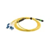 mpo to lc breakout duplex fiber patch cable side view