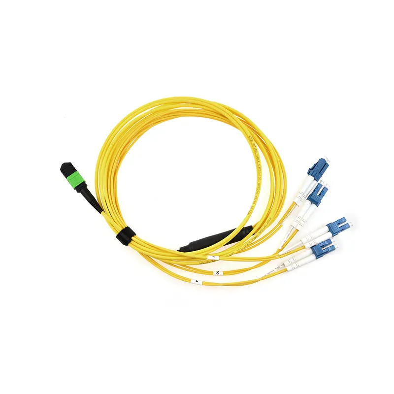 mpo to lc breakout duplex singlemode fiber patch cable