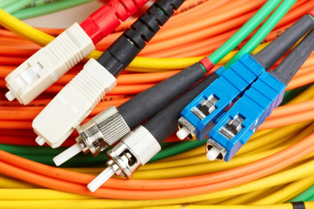 differenet fiber connector types