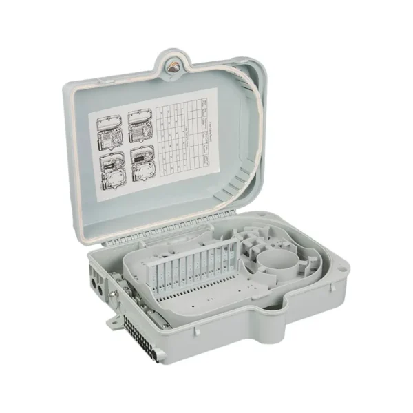 24 cores fiber distribution box a01- open view
