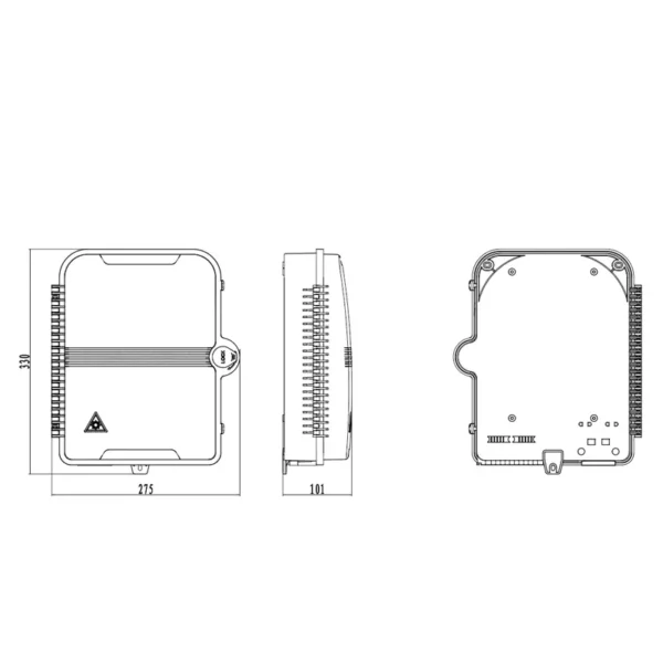 24 cores fiber distribution box a01- size