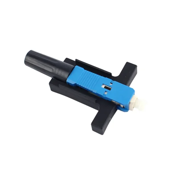 sc fast connector with mechanical lock front view