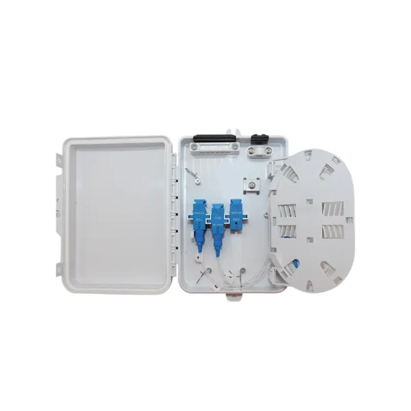 fiber distribution box -6 cores with adapters