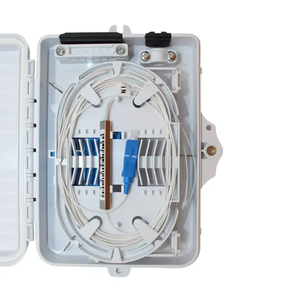 fiber distribution box -6 cores inner view