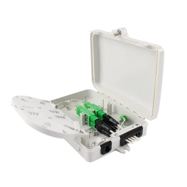fiber distribution box -6 cores complete view
