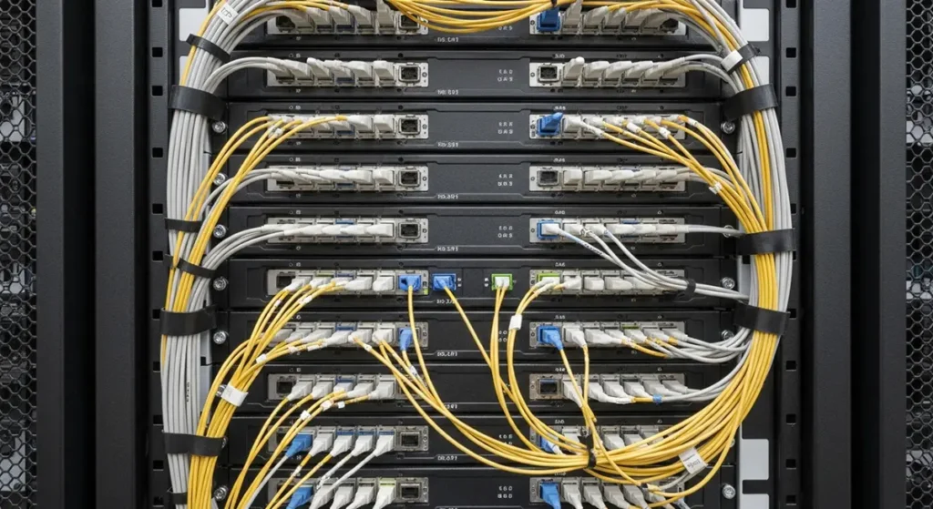 Data Center Fiber Optic On ODF