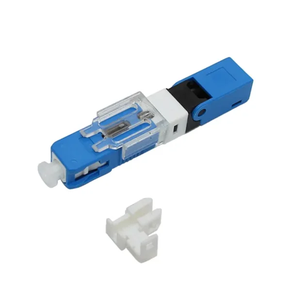 sc upc fiber optic fast field connector with lock