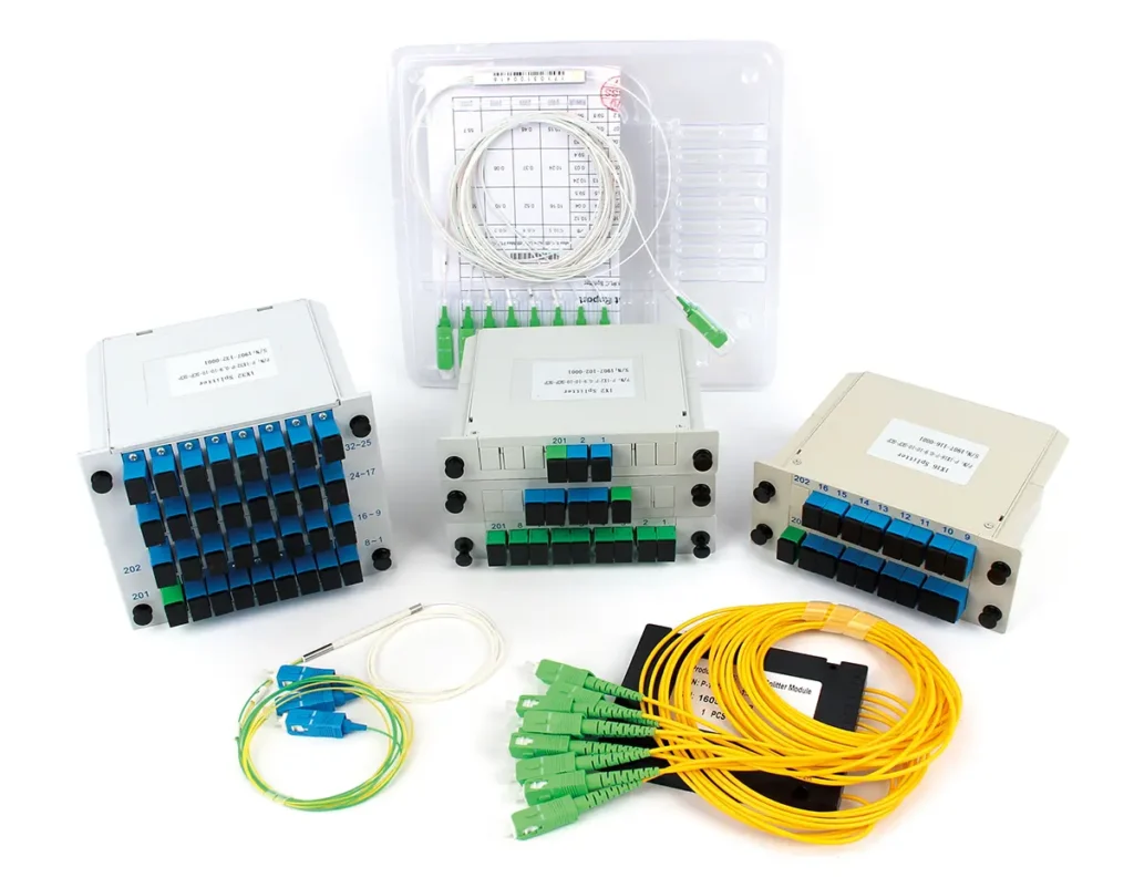 fiber optic splitter diffierent types