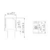 lc simplex apc upc fiber optic adapter size