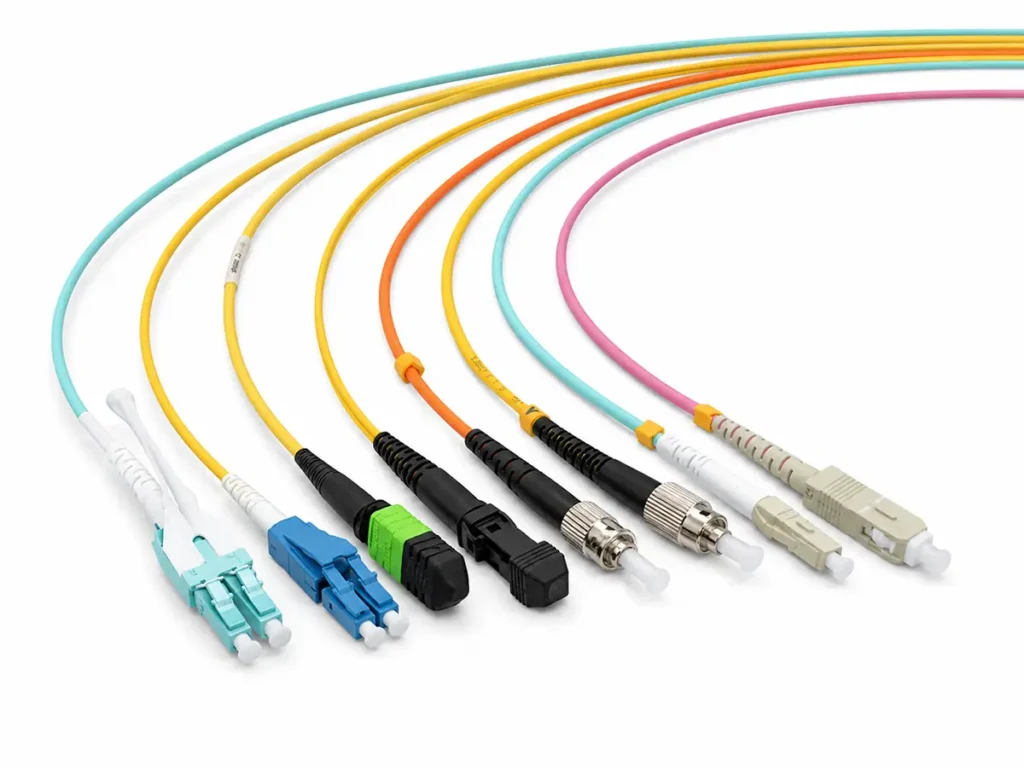 cables de fibra óptica