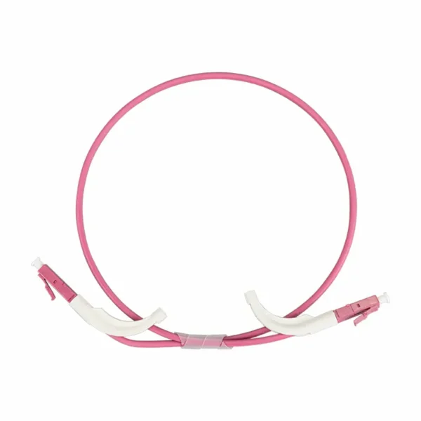 Оптоволоконный патч-корд LC - LC OM4 UPC Simplex с 90-градусной загрузкой