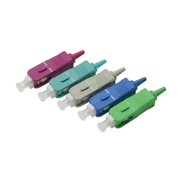 Componenti per connettori in fibra ottica multimodale SC da 0,9 mm, disponibili in diverse opzioni di colore