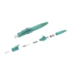 Vue éclatée des composants d'un connecteur de fibre optique LC multimode de 1,2 mm