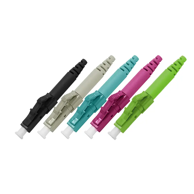 Connecteurs à fibre optique LC multimodes de 1,2 mm, disponibles en plusieurs couleurs