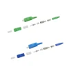 Vista esplosa dei componenti del connettore per fibra ottica monomodale SC APC e UPC da 1,2 mm