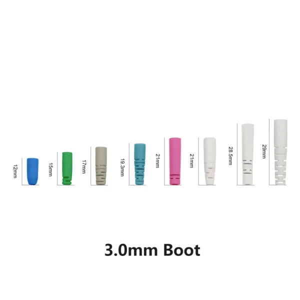 Capuchons pour connecteurs à fibre optique LC de 3,0 mm, disponibles en plusieurs modèles et coloris