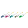 Connecteurs à fibre optique LC uniboot de 3,0 mm avec languettes de traction, disponibles en plusieurs couleurs