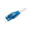 Connecteur à fibre optique uniboot LC bleu de 3,0 mm avec marquage de polarité réversible