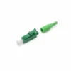 Conector de fibra óptica Green LC APC de 0,9 mm, simplex, com capa protetora