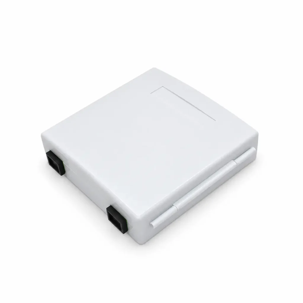 2 Port 86 B Fiber Wall Outlet Box