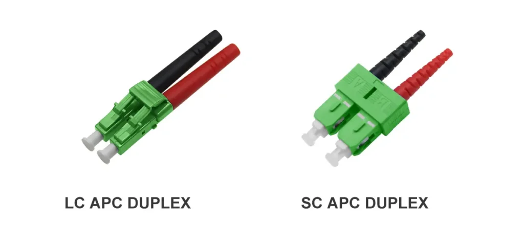 lc vs sc apc duplex connector